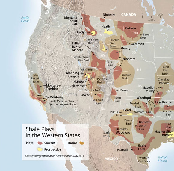 Western Energy Map