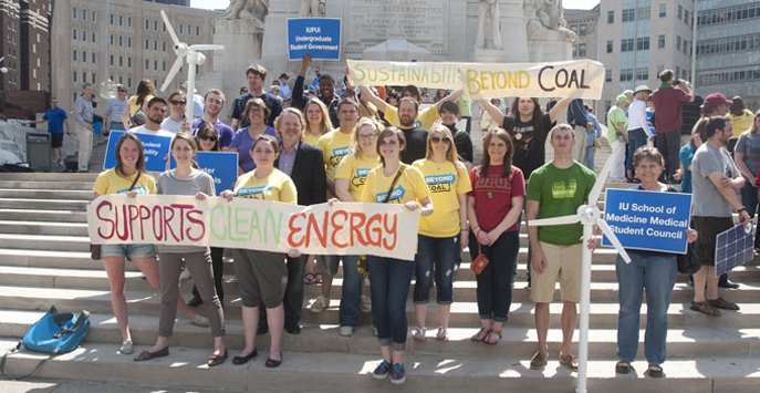 Clean energy rally