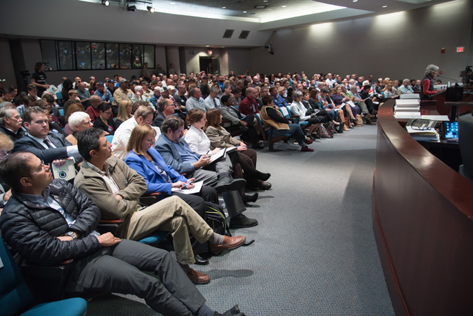 Over 500 people attended the November 9th Kern County Board of Supervisors meeting (Photo by Brooke Anderson)