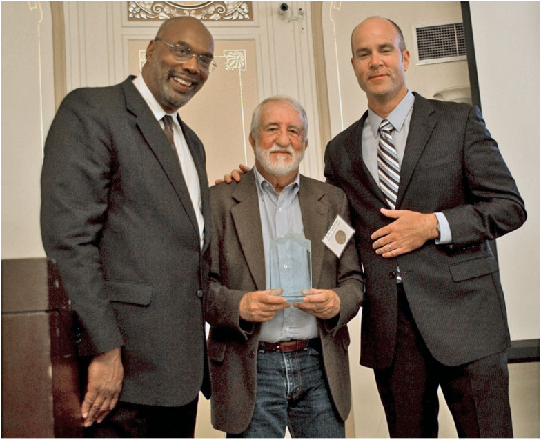 Bob with Sierra Club President Aaron Mair and Executive Director Michael Brune