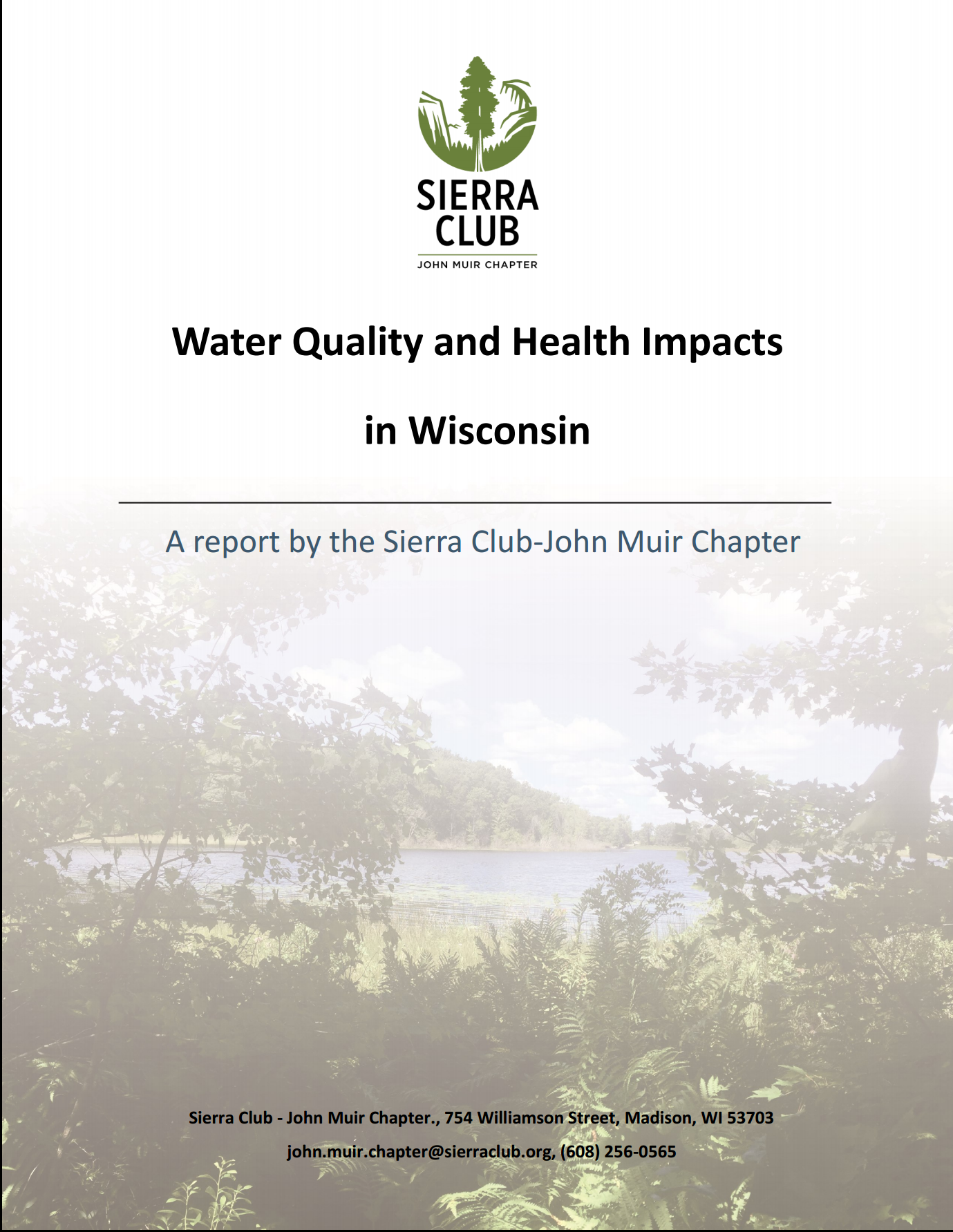 Water Quality and Health Impacts Report