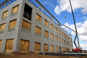 construction for a data center warehouse.