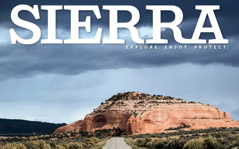 Sierra magazine cover