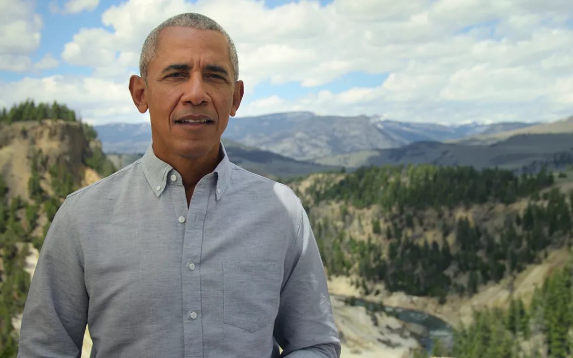 Obama in Yellowstone