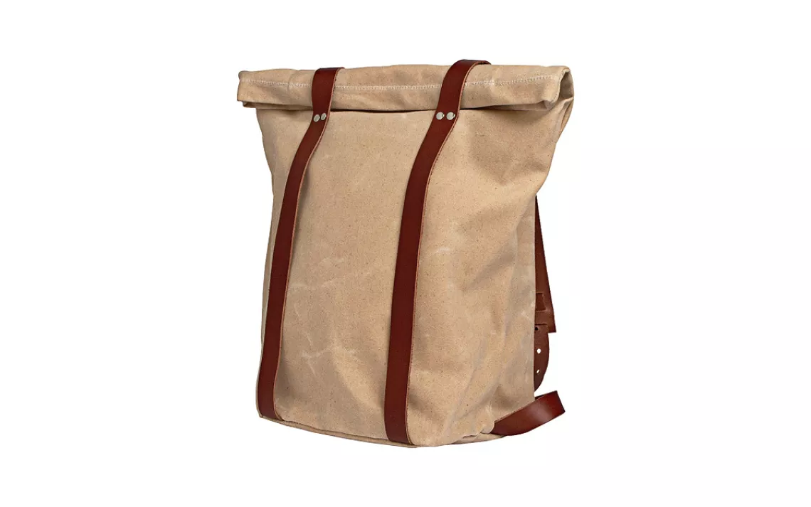Bulging pockets, dangling loops, and preschool colors make most daypacks too juvenile for the financial district. ALITE DESIGNS' Pine to the Pacific Rucksack, by contrast, wields serious style. Yet its wide leather straps and foam back insert (all handmad