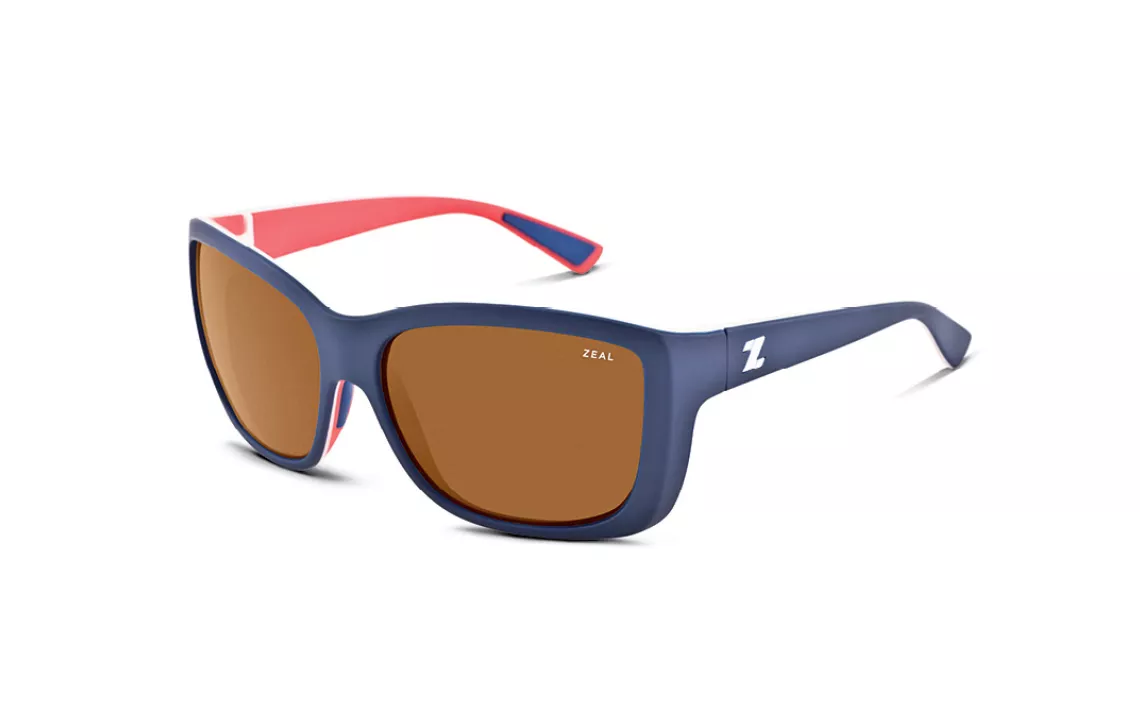 The Idyllwild sunglasses by ZEAL OPTICS wouldn't be out of place on a fashion runway. Yet functionally, they're all business: Large, polarized lenses provide goggle-like coverage during high-glare snow or water outings, and their lightweight, no-slip cons