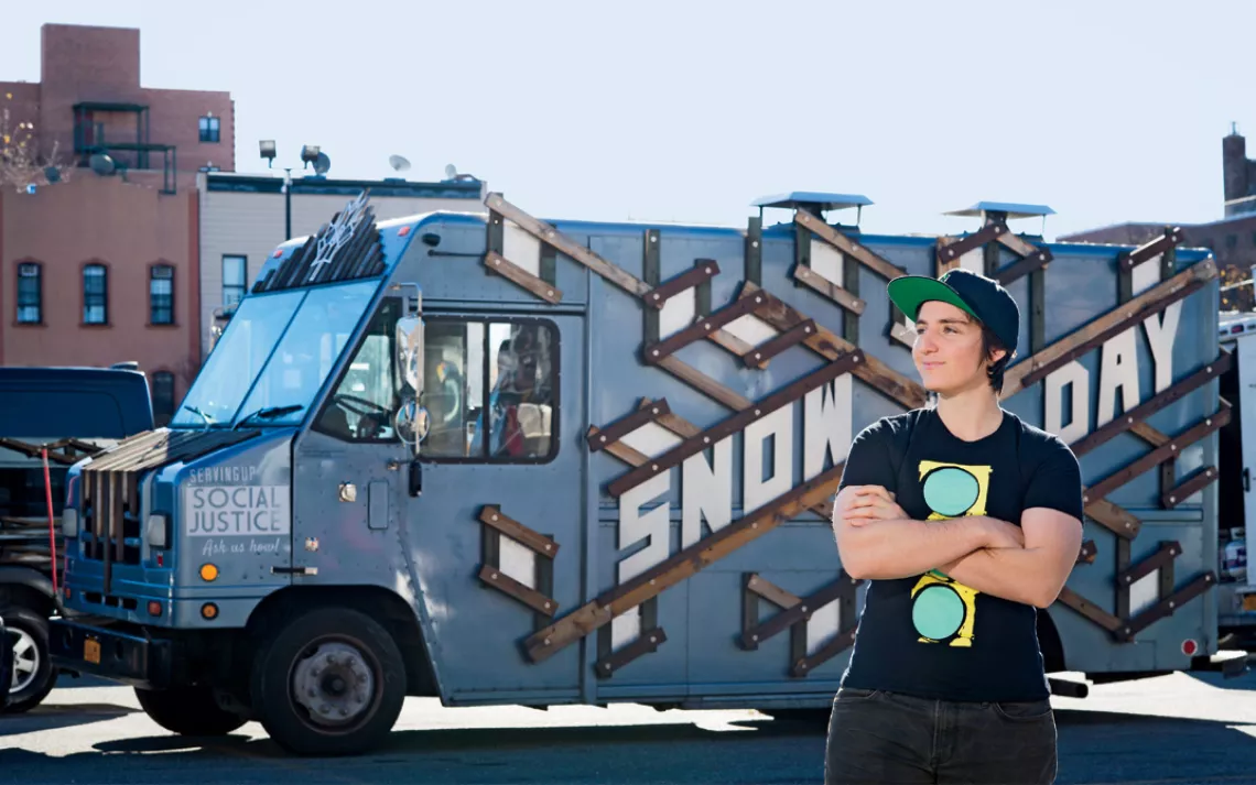 Jordyn Lexton operates a New York City food truck with youths just out of prison.