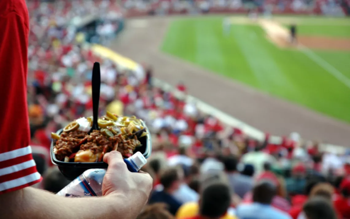 Worry not, sports-lovers: food like this might be a thing of the past.