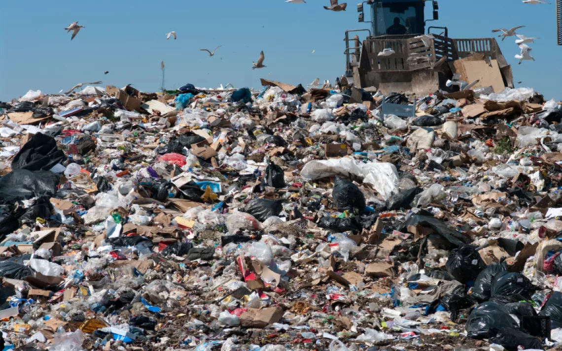 Trash piles up in our world as well as in WALL-E's