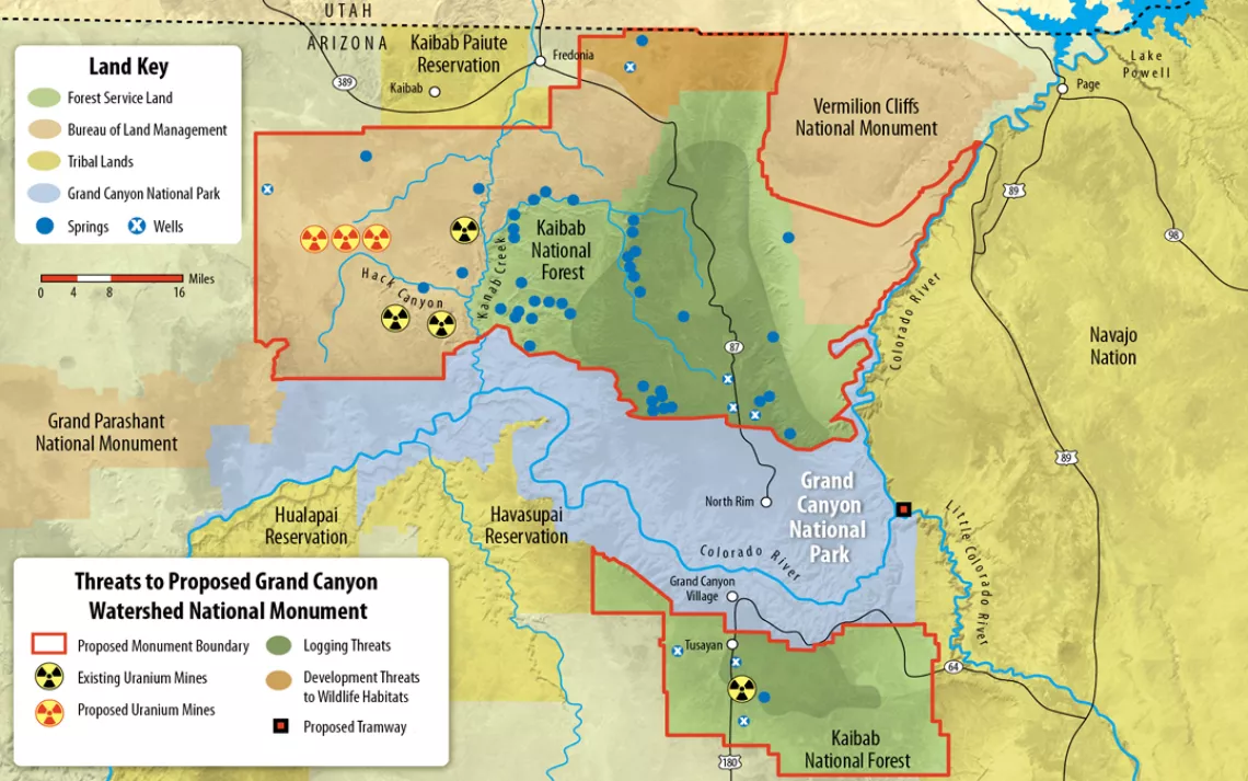 Threats to Proposed Grand Canyon Watershed National Monument