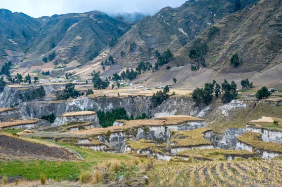 Village in the highlands of Equador