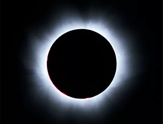 A total solar eclipse arrives at the North Pole in March.
