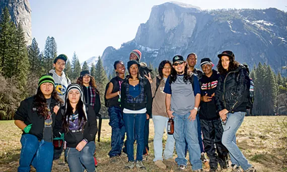 Teens from L.A.'s notorious Crenshaw and Dorsey High Schools come together in Yosemite