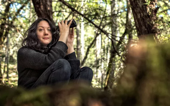 The author of H Is for Hawk discusses the craft of nature writing during a hike through the California redwoods