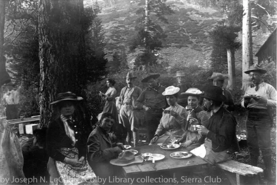 Hungry Sierrans, Mineral King Valley, 1903. By Joseph N. LeConte. 