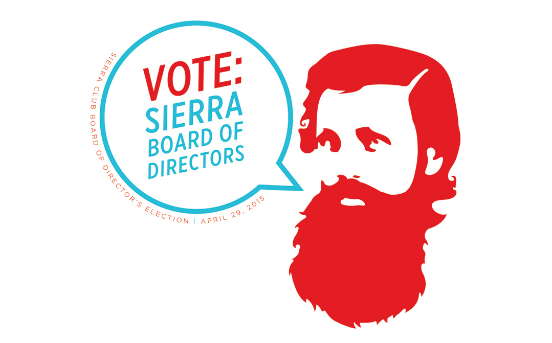 Each year, Sierra Club members elect 5 people to the 15-member, all-volunteer board of directors that governs the organization. 
