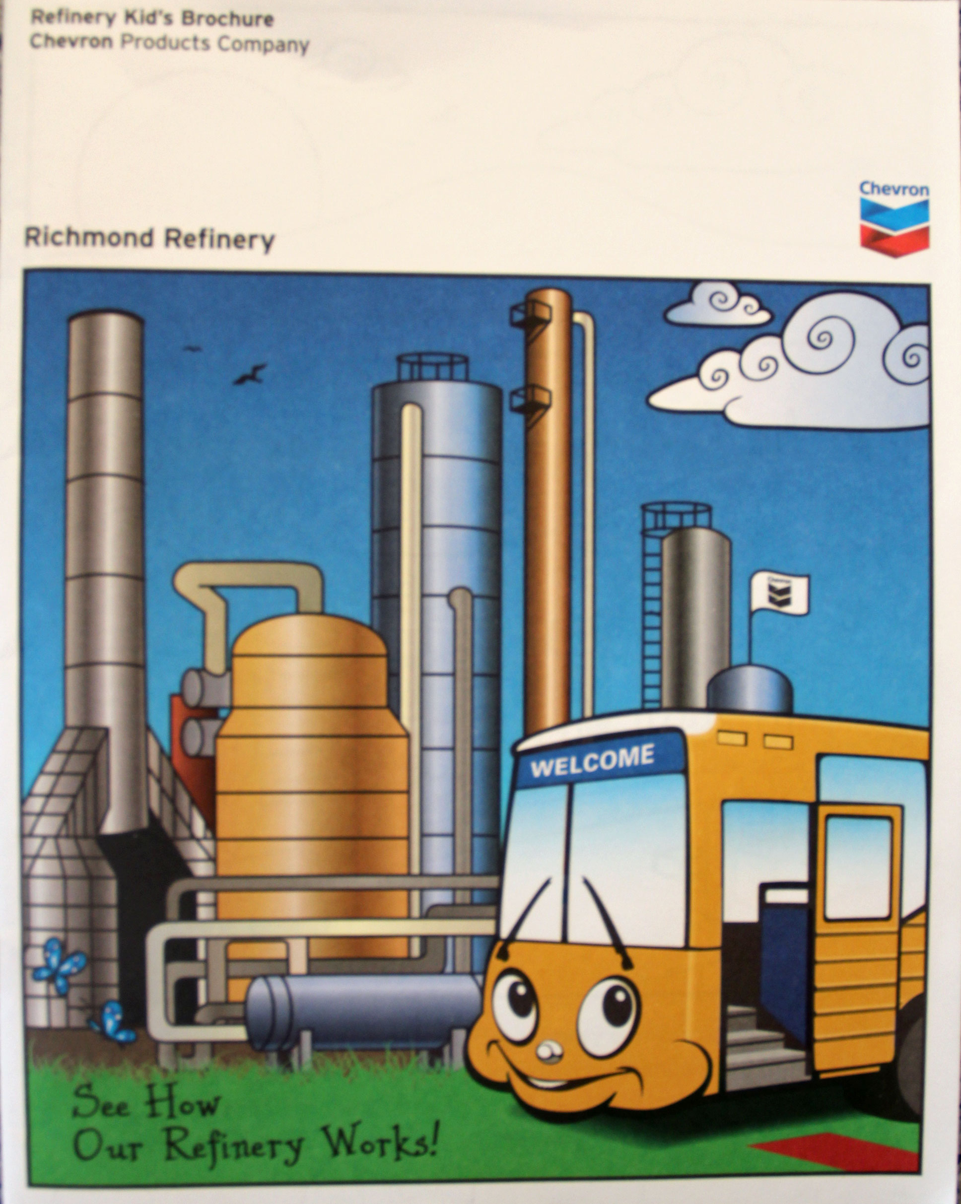 Chevron's Richmond Oil Refinery Kid's Brochure