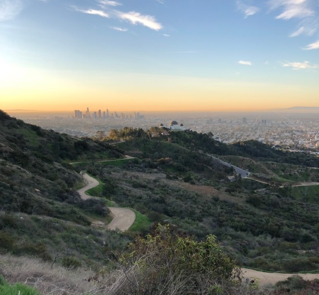 Griffith Park view in LA