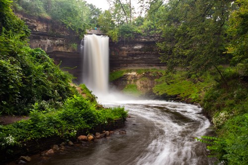 Minnehaha Falls Regional Park in Minnesota