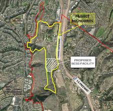 Map of Proposed Electric Battery Storage System in SJC