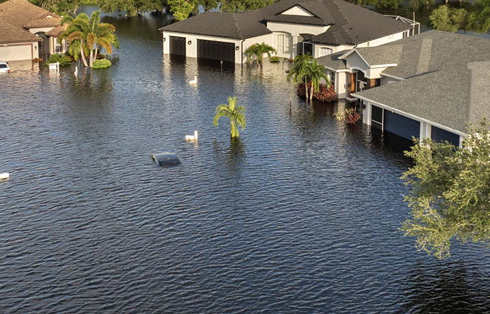 Hurricane flooding in Florida