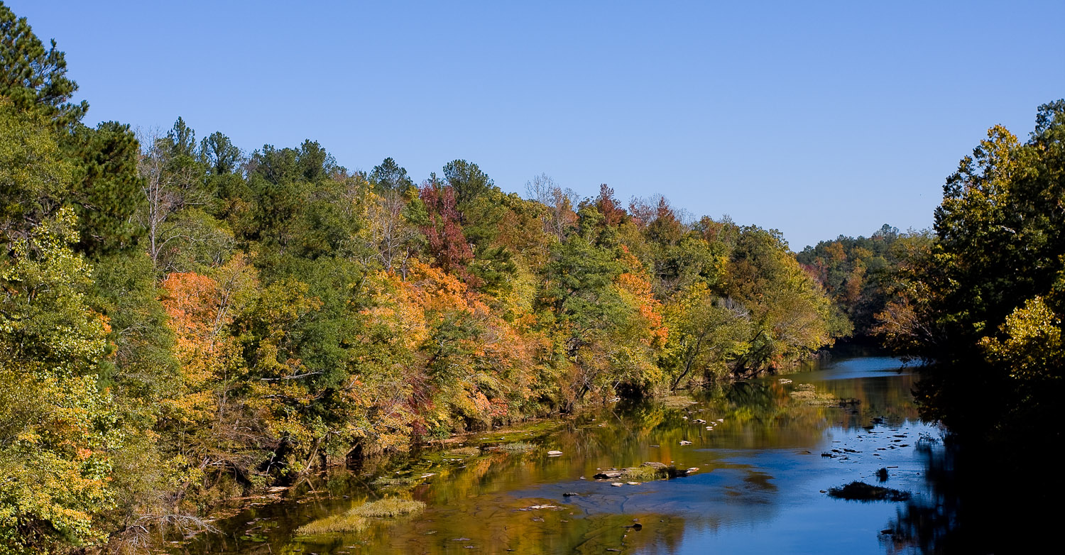 The Cahaba River with Fall Color