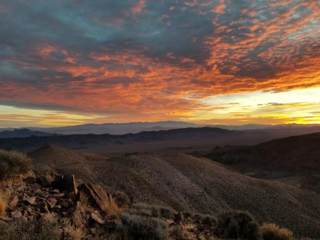 Sunrise in Death Valley NP
