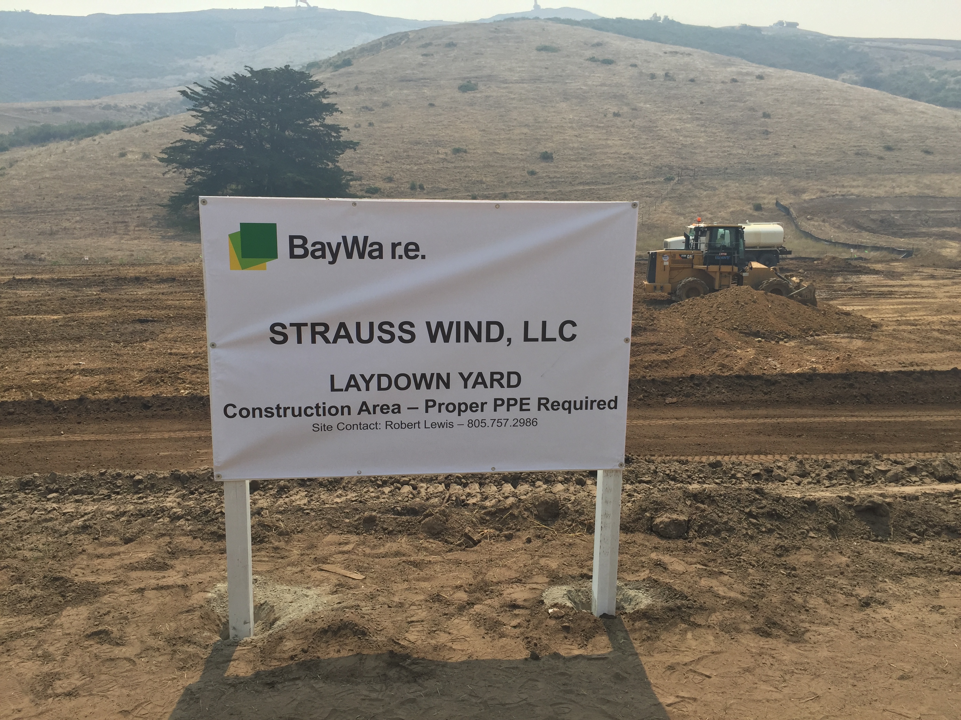 It’s happening right here in Santa Barbara’s County! While oil is shrinking, the Strauss Wind Project has broken ground in the Lompoc area to afford us clean renewable energy. It is designed to generate enough power for 45,000 homes, generate $40 million in taxes over 30 years and reduce up to 200,000 metric tons of CO2 annually. (Photo courtesy of developer BayWar.e Wind LLC)