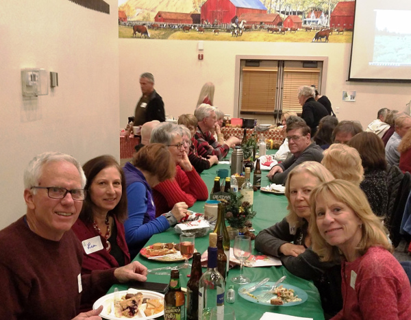 Revelers at the Great Basin Group holiday party