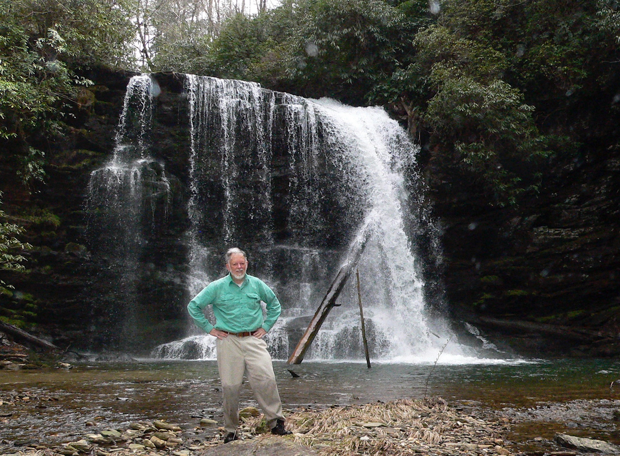 Bill Thomas at Bearwallow Falls