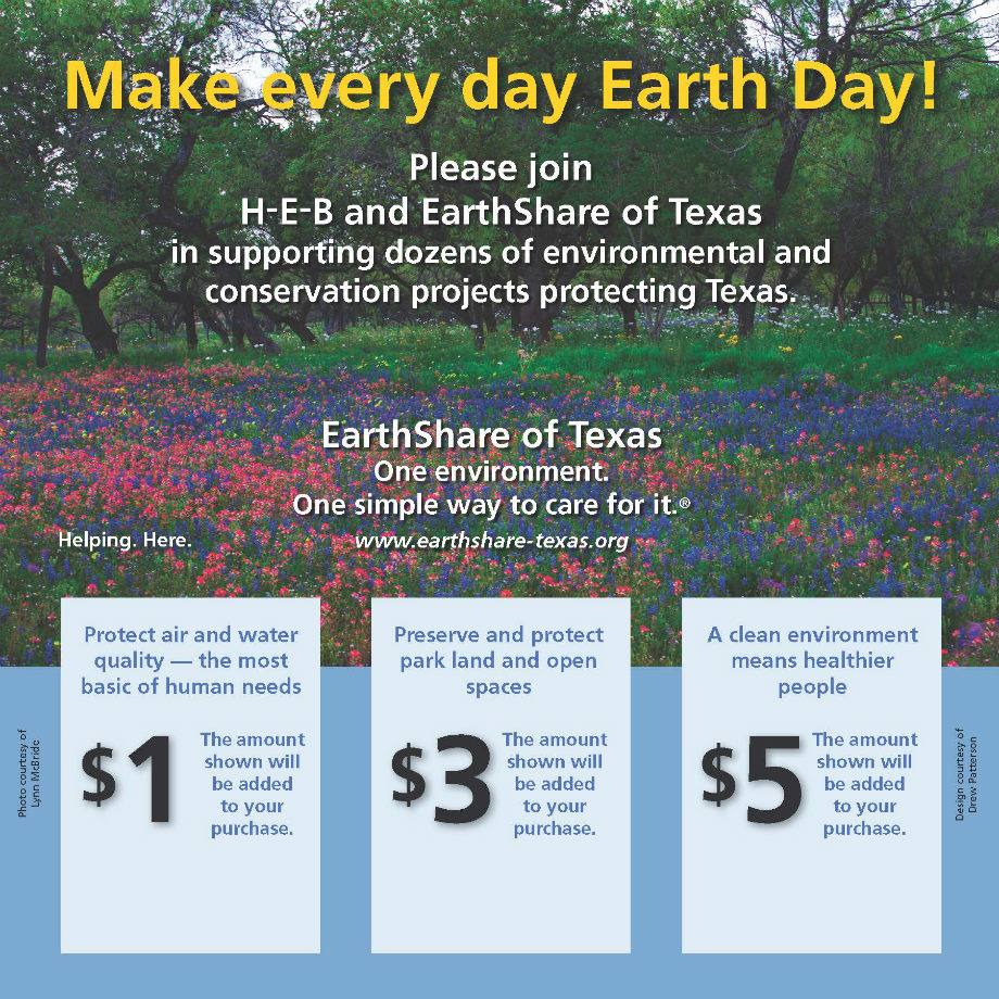 HEB supporting EarthShare