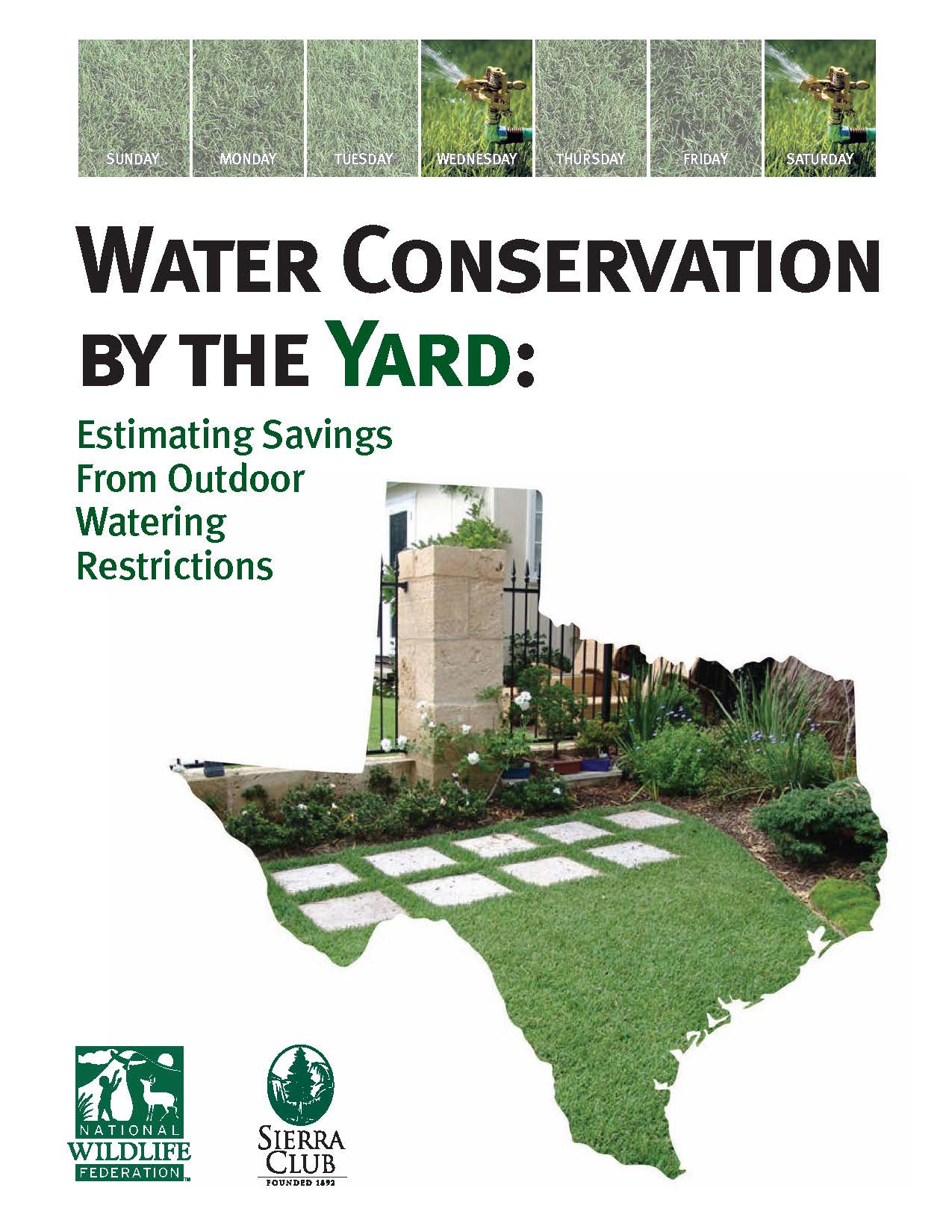 Cover of new water conservation report