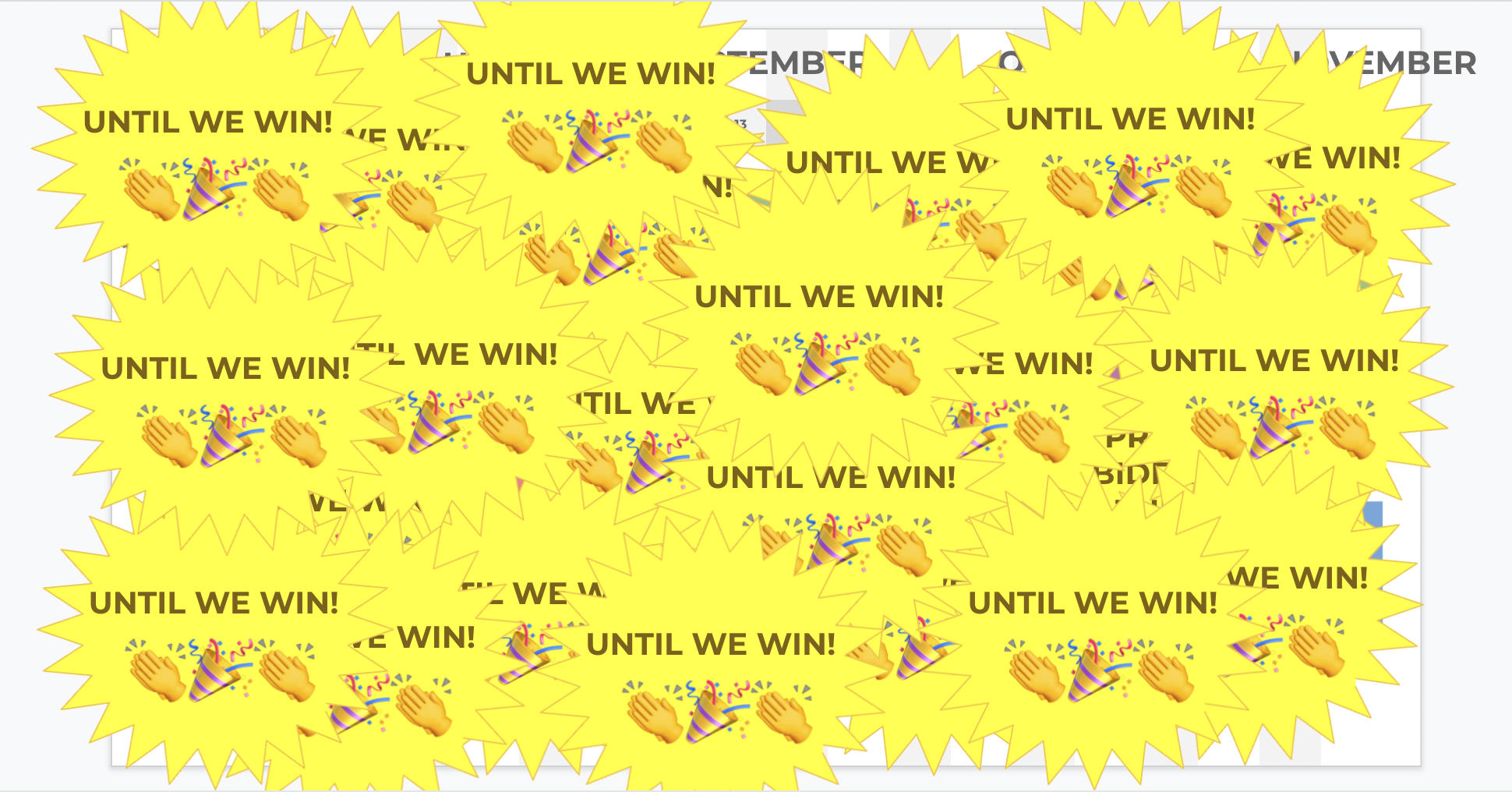 Until we win