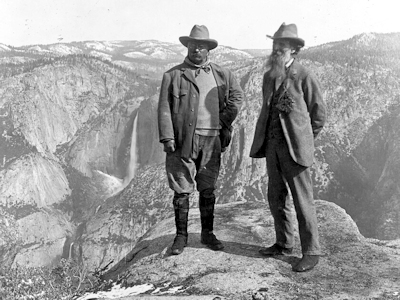 John Muir and Teddy Roosevelt