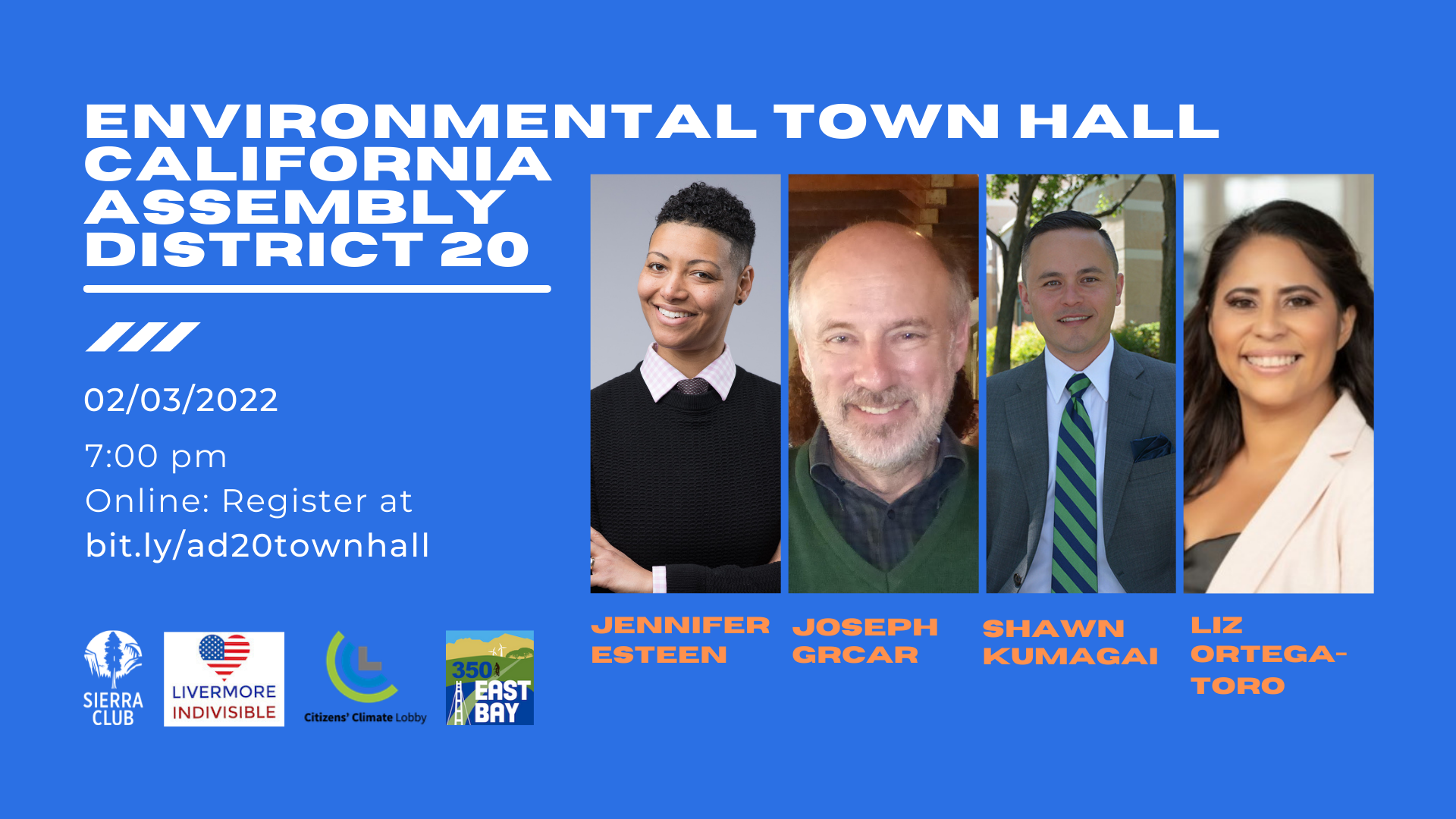 AD 20 Environmental Town Hall flyer