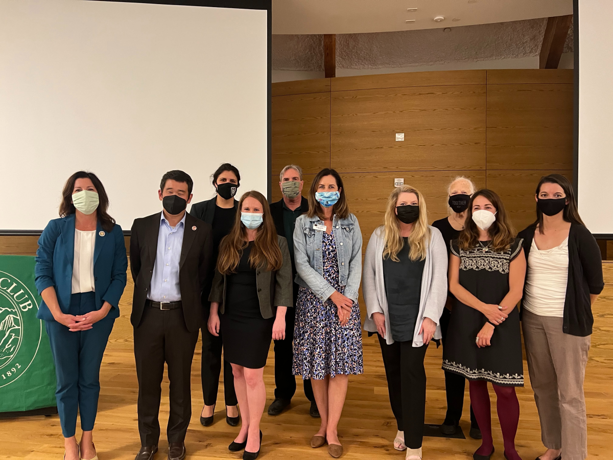 Pictured left to right - Cottie Petrie-Norris, Dave Min, Arlis Reynolds, Monica Embrey, Ray Hiemstra, Kim Carr, Kim Kolpin, Sharon Koch, Melissa Brock and Joana Tavares-Reager