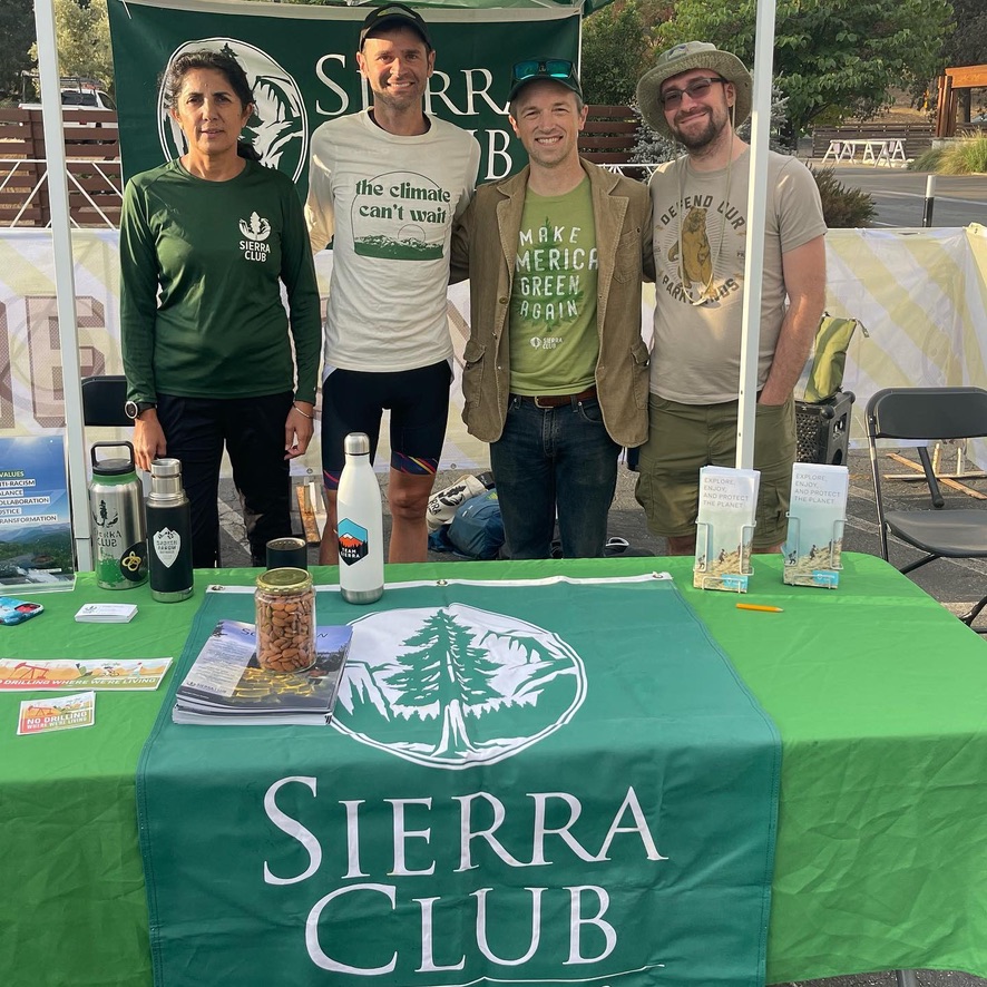 Angeles Chapter booth at the 2022 Cookie Fondo