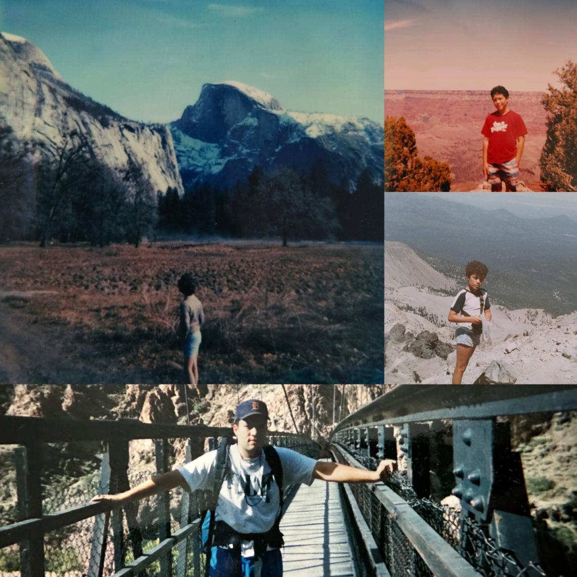 Young Ben Jealous photographed in the great outdoors