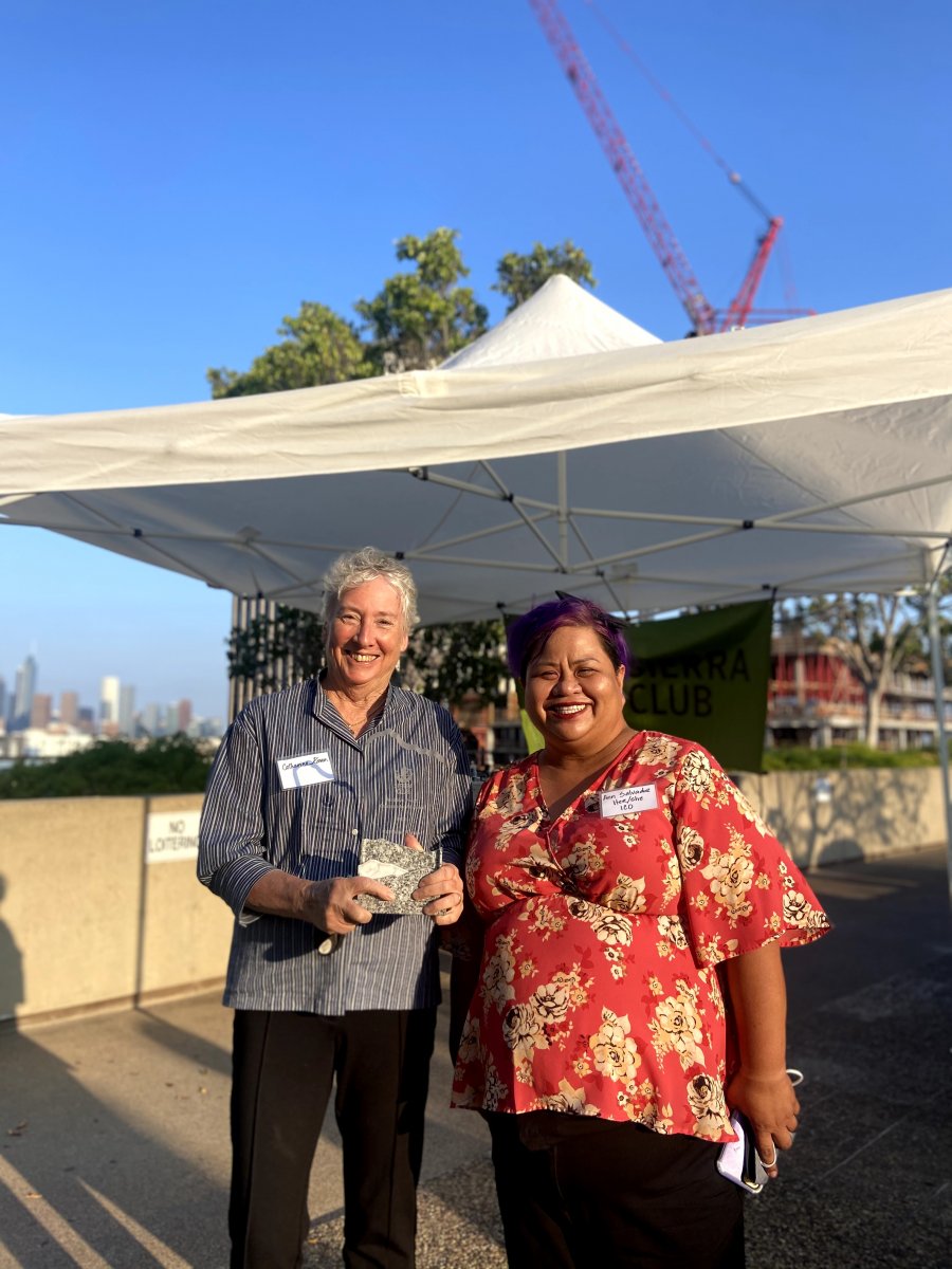 Cathrine Ronan (left) and Ann Salvador (right)