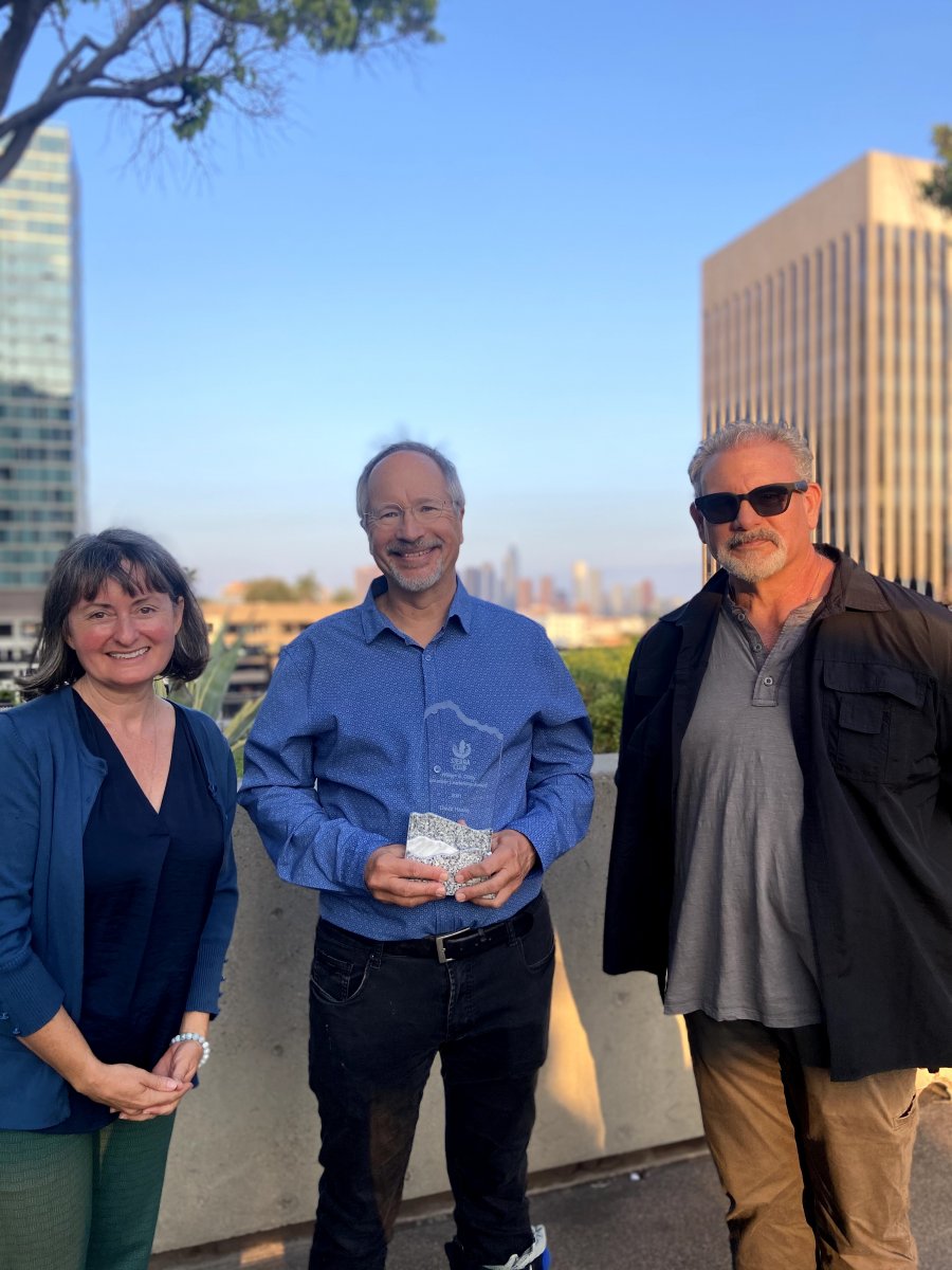 From left to right: Meghan Sahli-Wells, David Haake, Dennis Loya