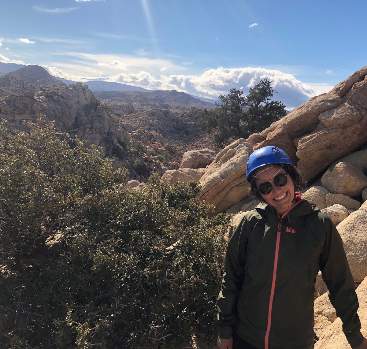 Liliana during WTC in Joshua Tree National Park