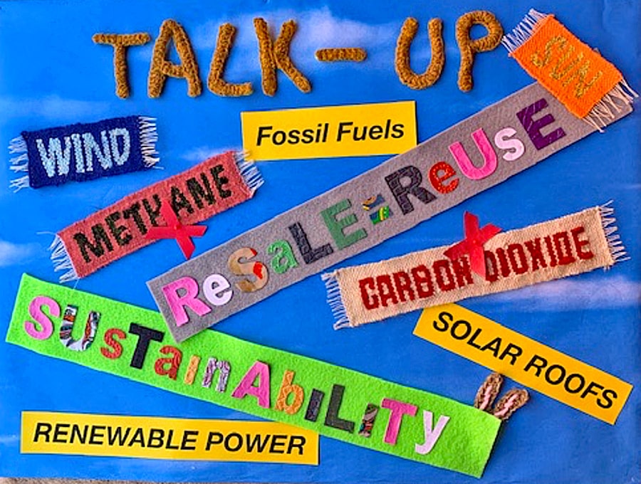 Myra Collier Climate Artwork - Talk Up