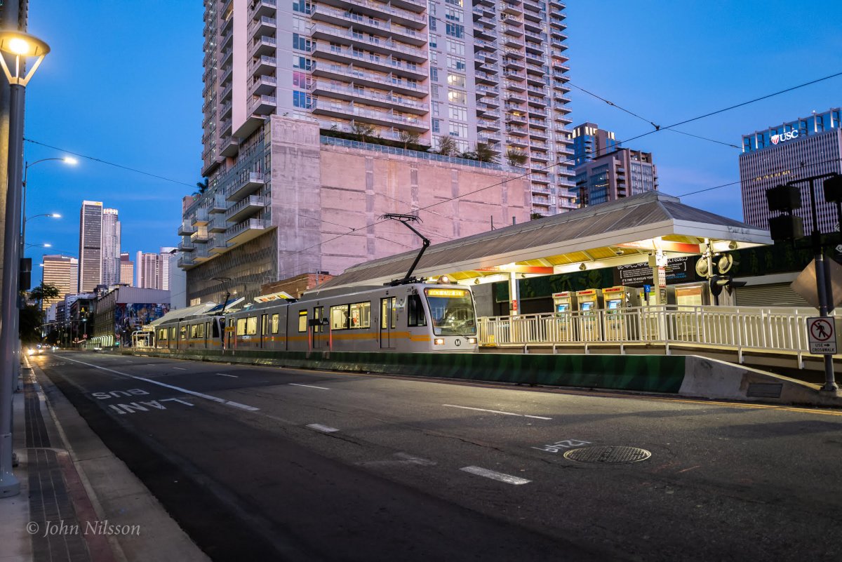 LA Metro Lightrail DTLA, John Nilsson all rights reserved