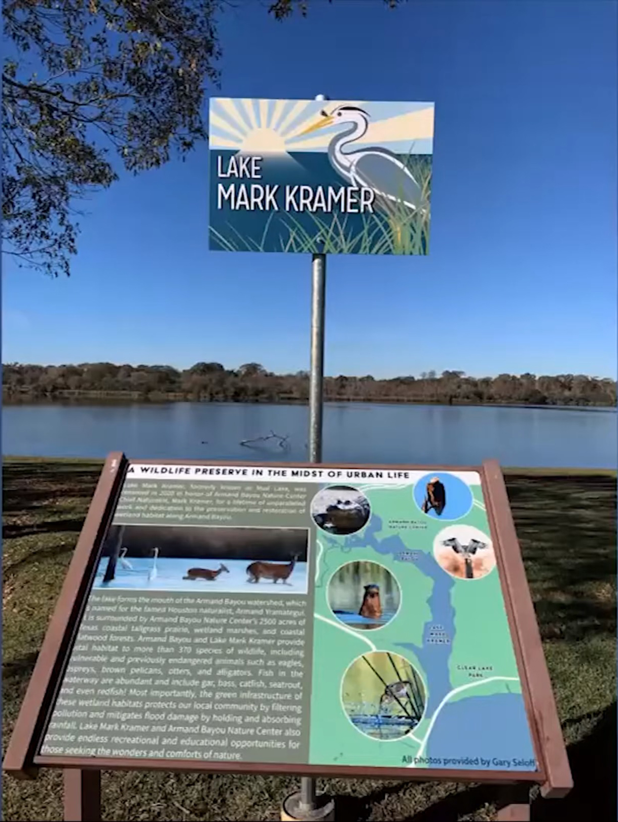 Lake Mark Kramer sign