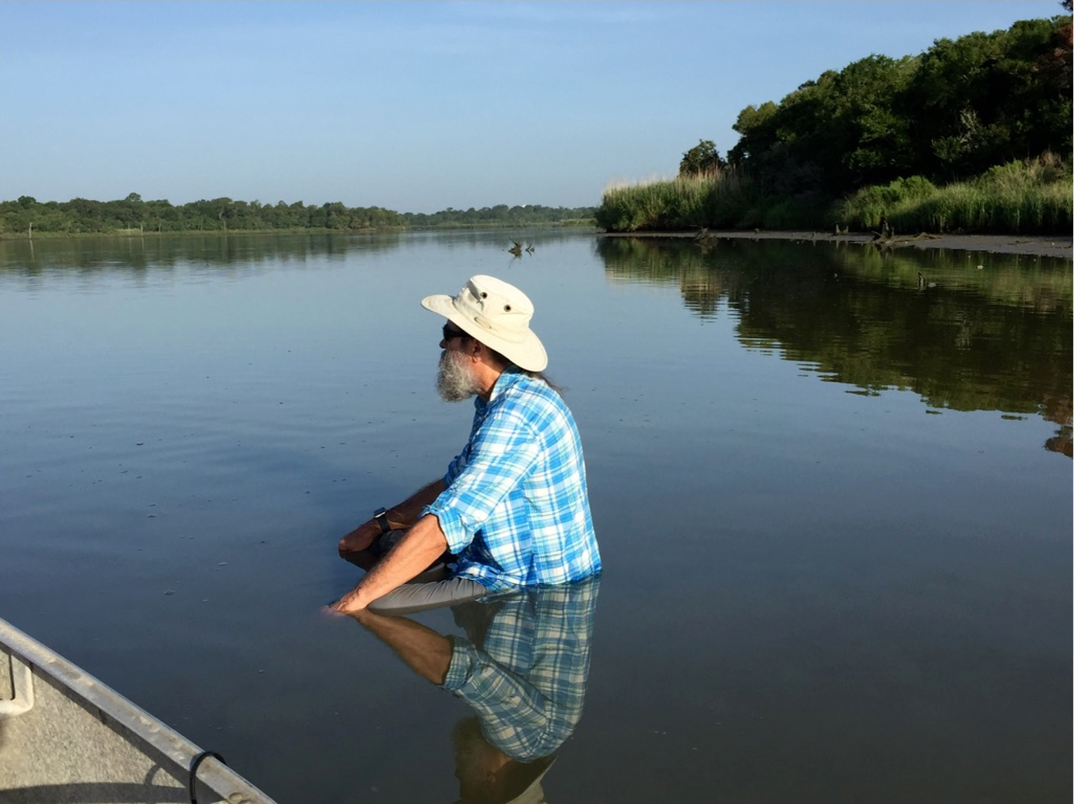 Mark Kramer in the bayou