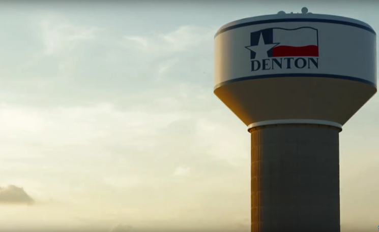 Denton water tower