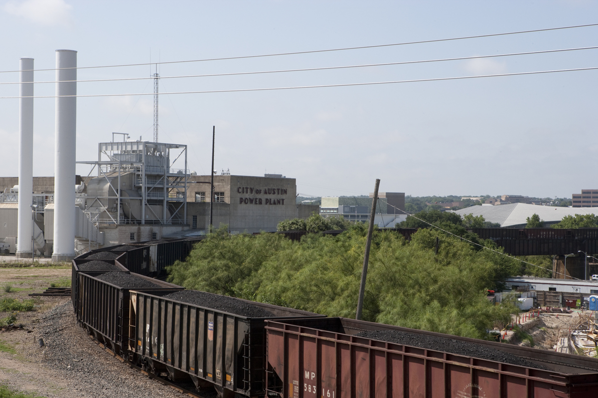 Coal train in Austin