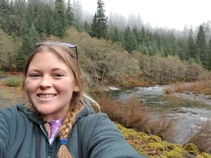 Deirdre Lally, Western MD Beyond Gas Organizer in the Oregon Wilderness