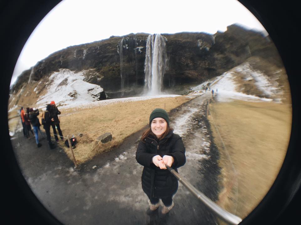 Katie in Iceland