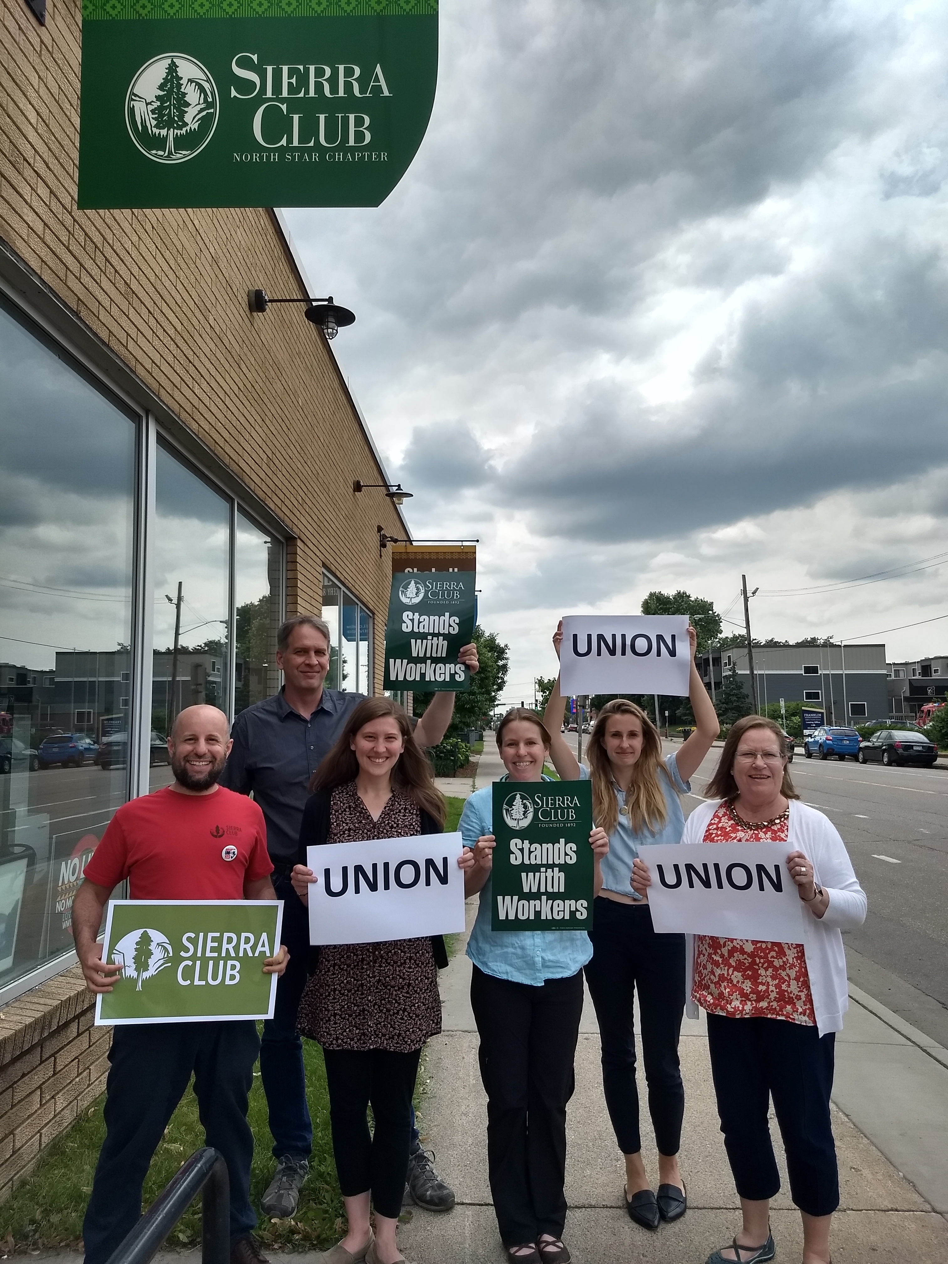 Sierra Club stands with workers